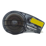 Cartuchos de cinta vinilo amarillo para interior-exterior