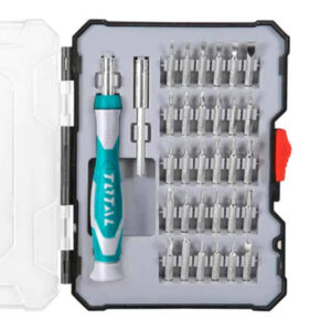 Juegos DESTORNILLADORES JG. 32 PZ MANGO C/PUNTAS INDUSTRI // TOTAL TACSD30326