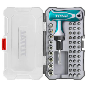 Juegos DESTORNILLADORES JG. 47 PZ. MANGO C/PUNTAS EN T LIVIANO // TOTAL TACSD30476