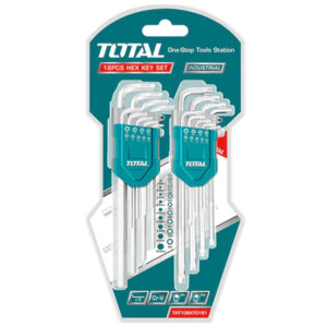 Juegos Man LLAVE BRISTOL + LLAVES TORX 18 PIEZAS 1.5 A 10 Y T10-50 // TOTAL THT106KT0181