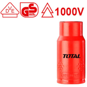 Torque Man LLAVE COPA AISLADA 1000 VOLT 10 MM CTE 1/2" HEXAGON // TOTAL THIHAST12101