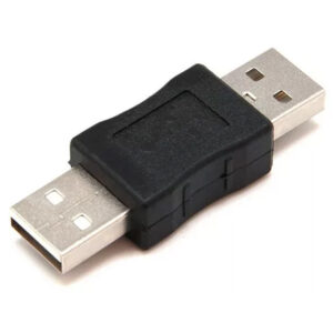 Conector Union USB “A” Macho a “A” Macho.  TECHMAN CC-711